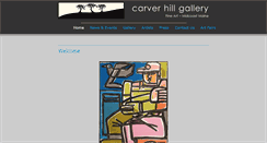 Desktop Screenshot of carverhillgallery.com