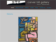 Tablet Screenshot of carverhillgallery.com